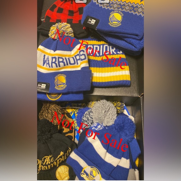 Golden State Warriors Mitchell & Ness Beanie - NWT - Picture 3 of 3
